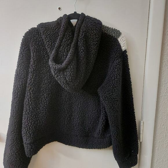 Rewash Chevron Print Pullover Drawstring Hoodie XL Cozycore Boho Comfy Winter - Picture 2 of 8